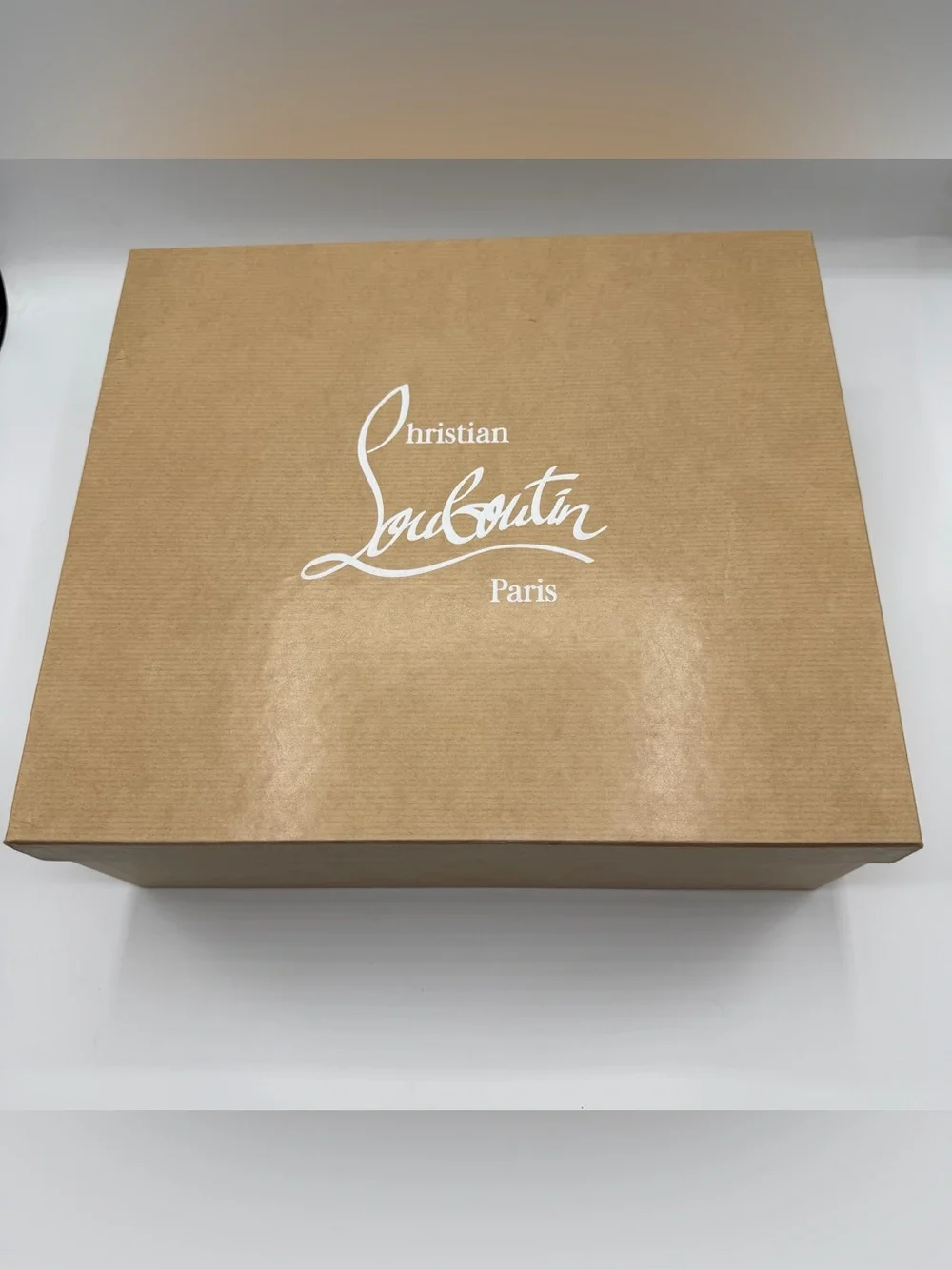 NIB Christian Louboutin Calakala 70 mm Toffee Tan Leather Platform Heel Pumps